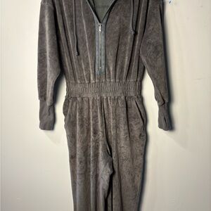 Free People Charcoal  One Piece jumpsuit